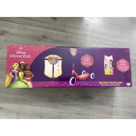 Monopattino per Bambini 3 Ruote Principesse Disney Manubrio Regolabile