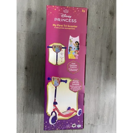 Monopattino per Bambini 3 Ruote Principesse Disney Manubrio Regolabile