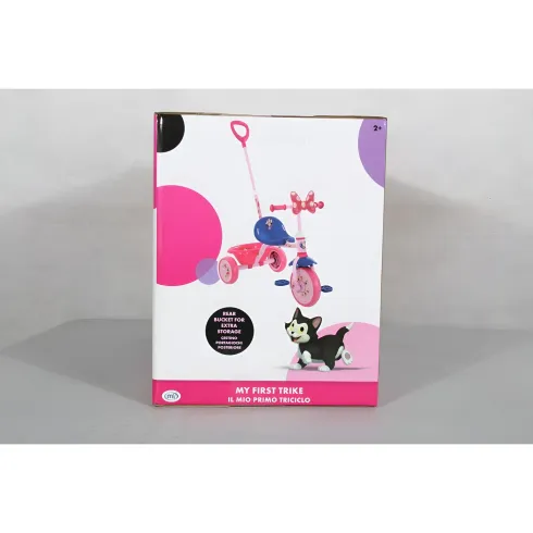 Triciclo per Bambini con Maniglia Regolabile Minnie Disney Ruote EVA