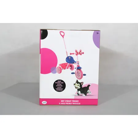 Triciclo per Bambini con Maniglia Regolabile Minnie Disney Ruote EVA