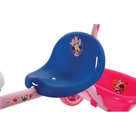 Triciclo per Bambini con Maniglia Regolabile Minnie Disney Ruote EVA