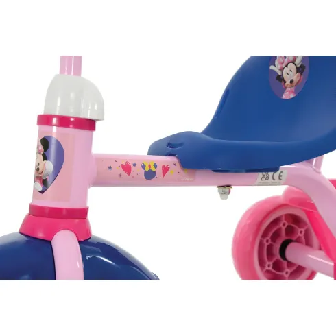 Triciclo per Bambini con Maniglia Regolabile Minnie Disney Ruote EVA