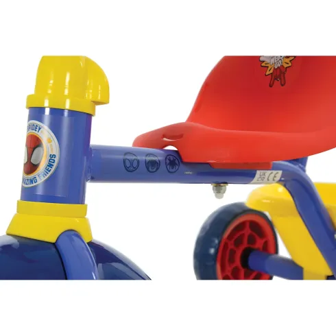 Triciclo per Bambini con Maniglia Regolabile Spiderman Ruote EVA