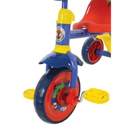 Triciclo per Bambini con Maniglia Regolabile Spiderman Ruote EVA