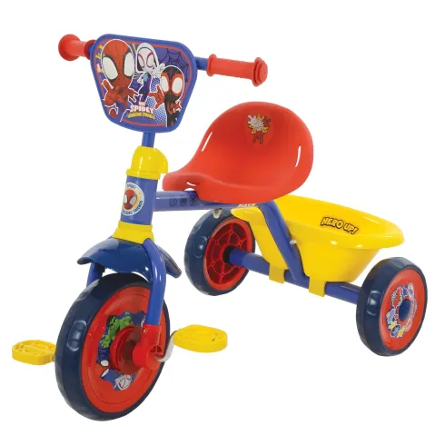 Triciclo per Bambini con Maniglia Regolabile Spiderman Ruote EVA