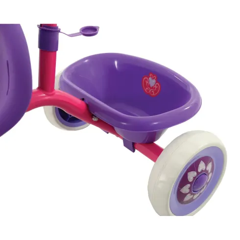 Triciclo Bambini con Maniglia Regolabile Principesse Disney Ruote EVA
