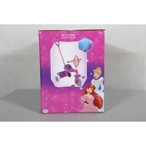 Triciclo Bambini con Maniglia Regolabile Principesse Disney Ruote EVA