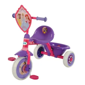 Triciclo Bambini con Maniglia Regolabile Principesse Disney Ruote EVA 2