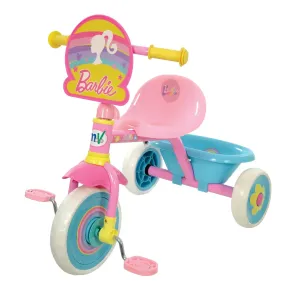 Triciclo Bambini con Maniglia Regolabile Removibile Barbie Ruote EVA 2