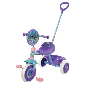 Triciclo per Bambini con Maniglia Regolabile Stitch Disney Ruote EVA