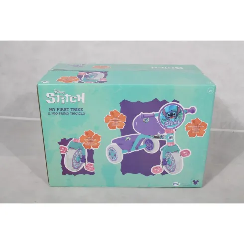 Triciclo per Bambini con Maniglia Regolabile Stitch Disney Ruote EVA