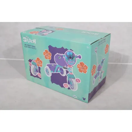 Triciclo per Bambini con Maniglia Regolabile Stitch Disney Ruote EVA