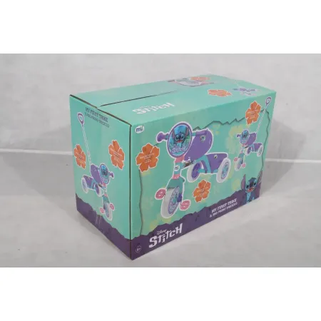 Triciclo per Bambini con Maniglia Regolabile Stitch Disney Ruote EVA