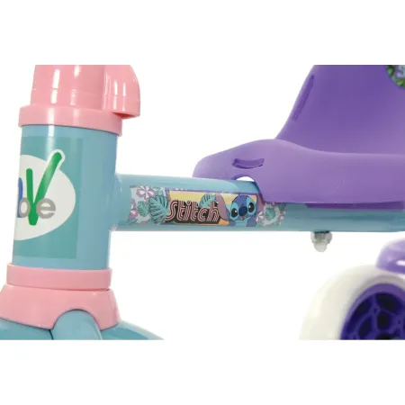 Triciclo per Bambini con Maniglia Regolabile Stitch Disney Ruote EVA