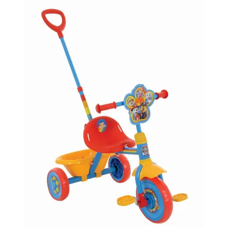 Triciclo per Bambini con Maniglia Regolabile Paw Patrol Ruote EVA