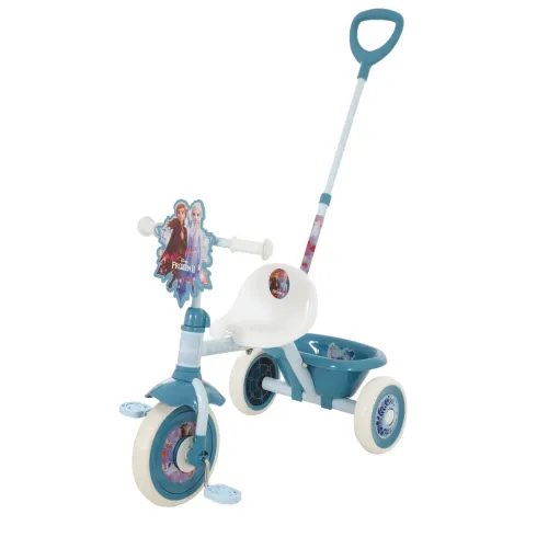 Triciclo per Bambini con Maniglia Regolabile Frozen Disney Ruote EVA