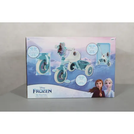 Triciclo per Bambini con Maniglia Regolabile Frozen Disney Ruote EVA