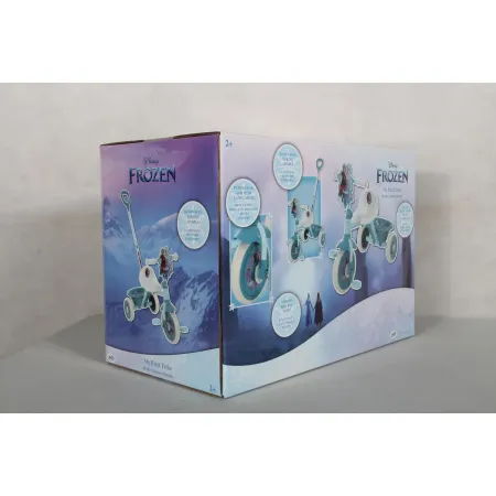 Triciclo per Bambini con Maniglia Regolabile Frozen Disney Ruote EVA