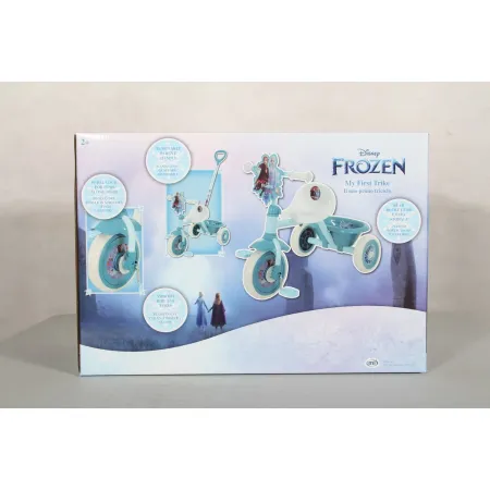 Triciclo per Bambini con Maniglia Regolabile Frozen Disney Ruote EVA
