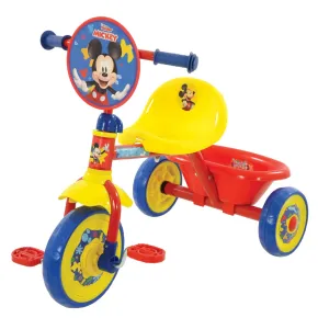 Triciclo per Bambini Maniglia Regolabile Topolino Disney Ruote EVA 2