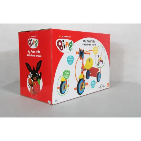 Triciclo per Bambini Maniglia Regolabile Removibile Bing Ruote EVA