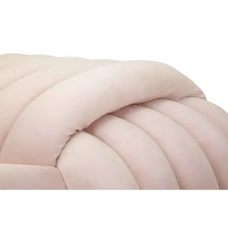 Pouf Panca Velluto Rosa Rettangolare Elegante Salotto Camera da Letto
