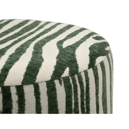 Pouf in Spugna Zebrato Verde Marrone da Soggiorno Camera da Letto
