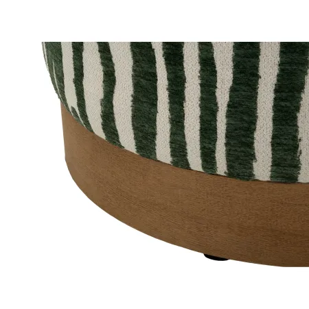 Pouf in Spugna Zebrato Verde Marrone da Soggiorno Camera da Letto