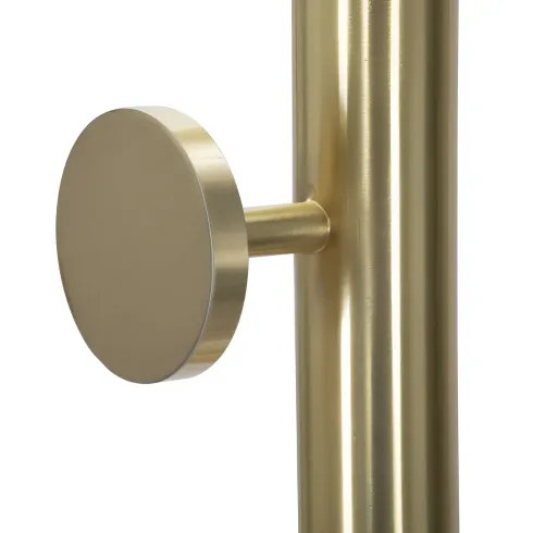 Appendiabiti da Terra in Metallo h185 cm Piantana Oro Design Moderno
