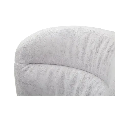Set 2 Sedie da Pranzo in Tessuto Grigio Metallo Nero Seduta Imbottita