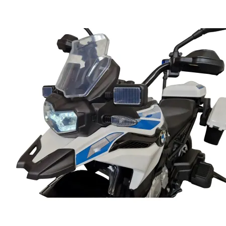 Motocicletta della Polizia 12 V Moto Elettrica per Bambini BMW F850