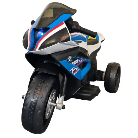 BMW Moto Elettrica per Bambini a Batteria 3 Ruote Scooter Triciclo Cavalcabile | BricoShop24