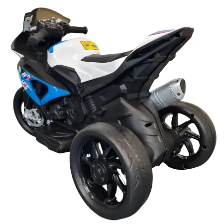 BMW Moto Elettrica per Bambini a Batteria 3 Ruote Scooter Triciclo Cavalcabile | BricoShop24