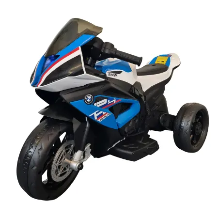BMW Moto Elettrica per Bambini a Batteria 3 Ruote Scooter Triciclo Cavalcabile | BricoShop24