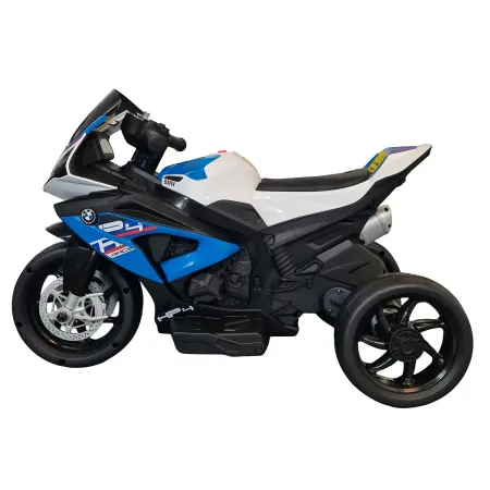 BMW Moto Elettrica per Bambini a Batteria 3 Ruote Scooter Triciclo Cavalcabile | BricoShop24
