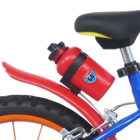 Bicicletta per Bambini 16" Hot Wheels Blu Rotelle Removibili Acciaio