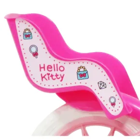 Bicicletta per Bambini 12" Hello Kitty Rosa Rotelle Removibili Acciaio 2