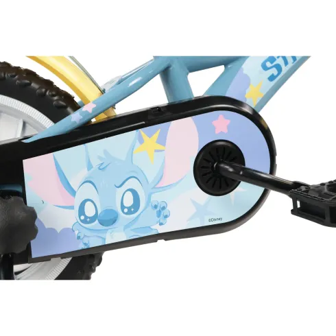 Bicicletta per Bambini 12" Stitch Disney Rotelle Removibili Acciaio
