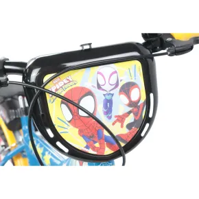 Bicicletta per Bambini Spidey Marvel 14" Azzurro Rotelle Removibili 2