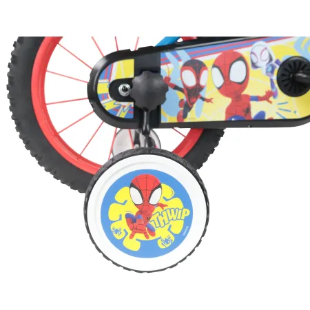 Bicicletta per Bambini Spidey Marvel 14" Azzurro Rotelle Removibili