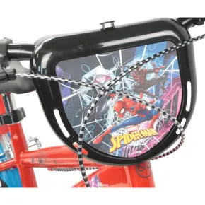 Bicicletta per Bambini Spiderman Marvel 14" Rosso Rotelle Removibili 2