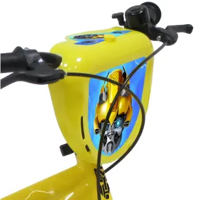 Bicicletta per Bambini 14" Transformers Giallo con Rotelle Borraccia 2
