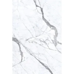 Set 6 Pannelli Decorativi Effetto Marmo Bianco PVC 120x60 Rivestimento