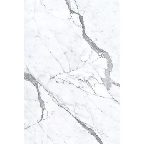 Set 6 Pannelli Decorativi Effetto Marmo Bianco PVC 120x60 Rivestimento