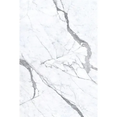 Set 6 Pannelli Decorativi Effetto Marmo Bianco PVC 120x60 Rivestimento