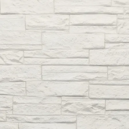 Set 12 Pannelli Isolanti Effetto Pietra Quarzite 3D Bianco 120x60 PU