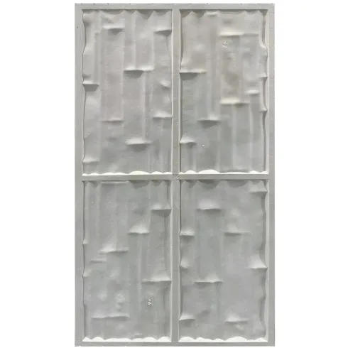 Set 12 Pannelli Isolanti Effetto Pietra Quarzite 3D Bianco 120x60 PU