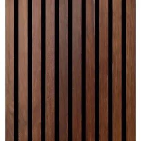 Set 12 Pannelli Acustici MDF Feltro PET 60x60 cm Effetto Legno Noce