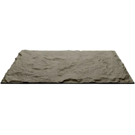 Set 10 Pannelli Isolanti Effetto Pietra 3D Grigio Cemento 120x60 PU