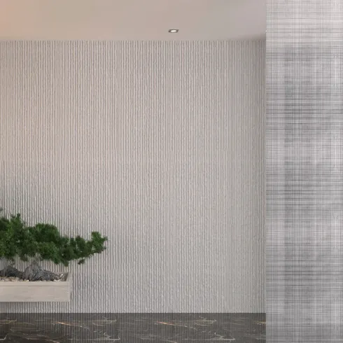Set 12 Pannelli Isolanti Effetto Pietra Graffiata 3D 120x60 Bianco PU